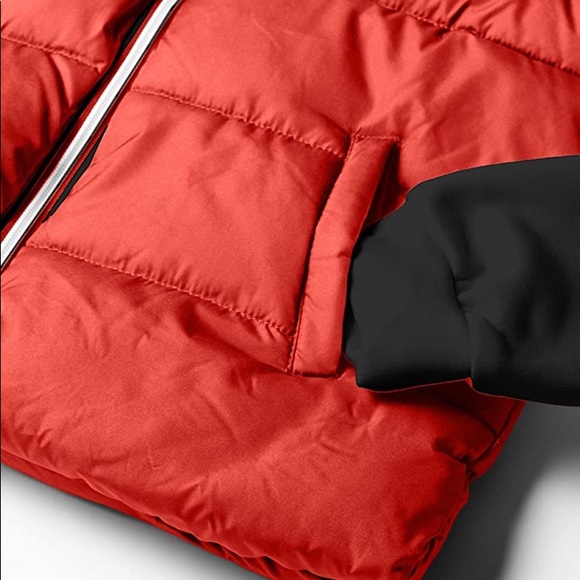 NEW Ixtreme Boys Winter Puffer Jacket Insulated Rain Resistant Xl 18 Junior Red - Picture 5 of 6